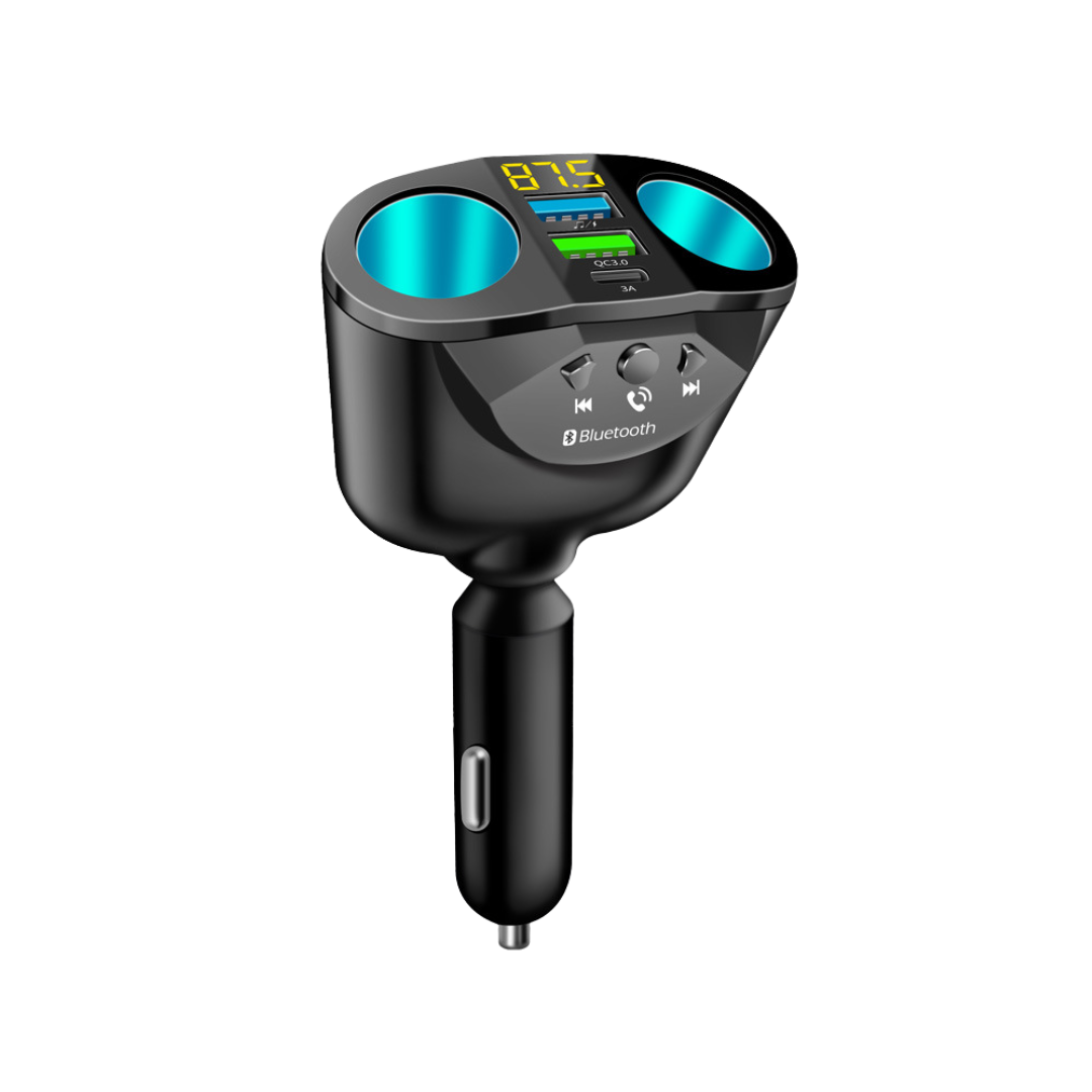 Double prise allume-cigare 2×USB